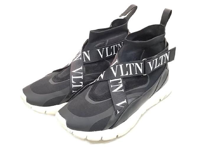 ****VALENTINO GARAVANI Sneakers alte con nastro nero