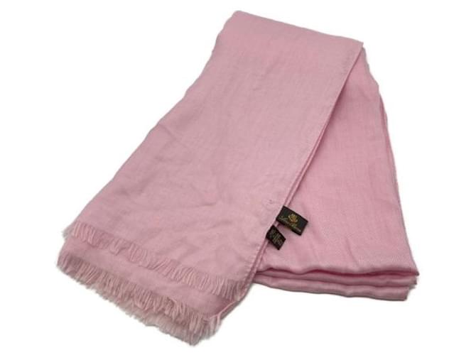 ***Stola grande in seta cashmere LORO PIANA Rosa