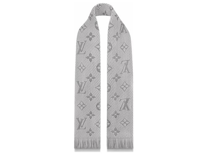 Sciarpa Logomania Louis Vuitton Grigio