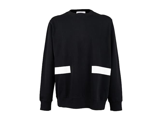Felpa Oversize di Givenchy con Patch Bianca Nero