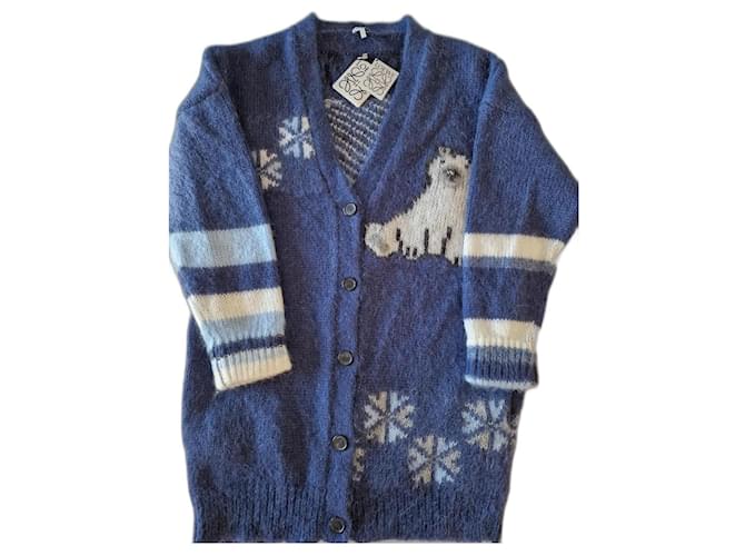 Cardigan lungo LOEWE Blu navy