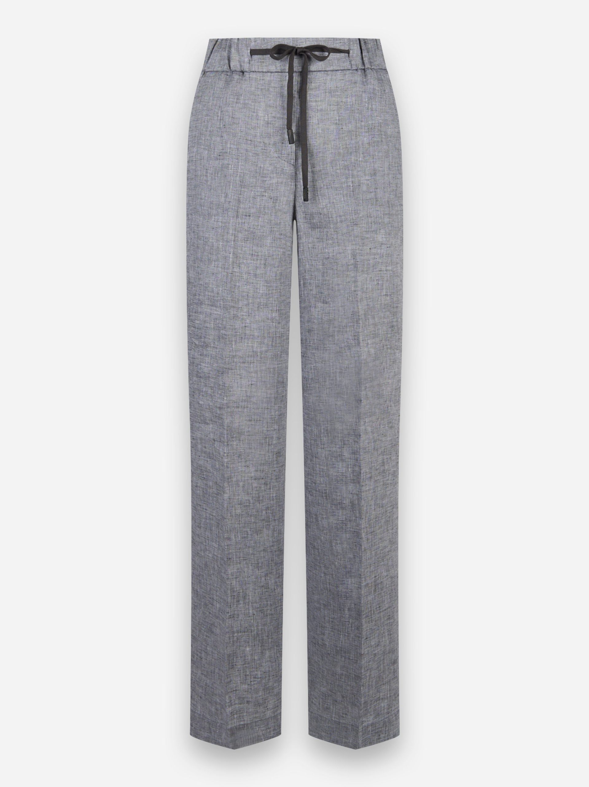 Pantalone in tela leggera di puro lino Grigio