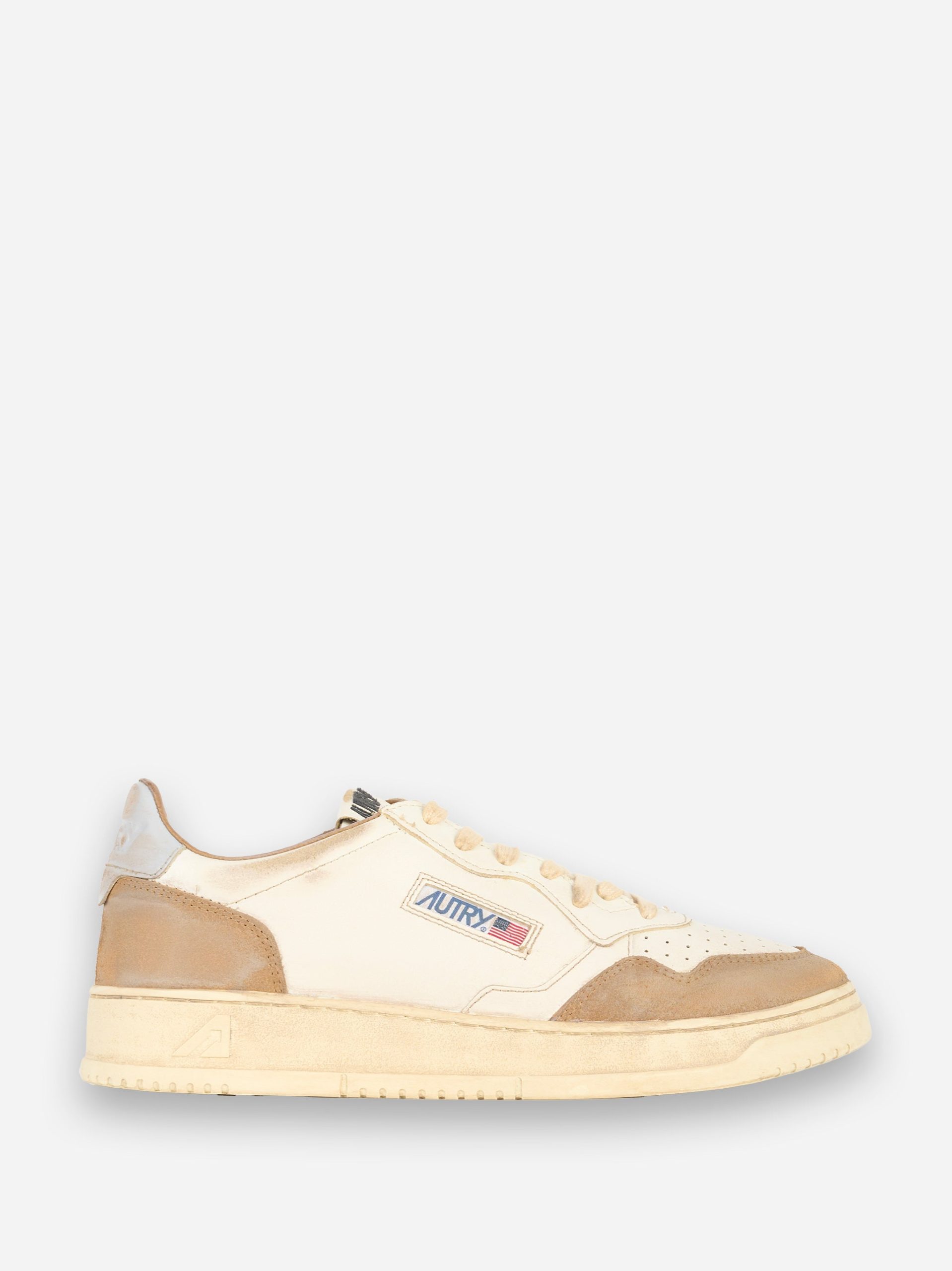 SNEAKERS MEDALIST LOW SUPER VINTAGE IN PELLE E SUEDE COLORE Marrone