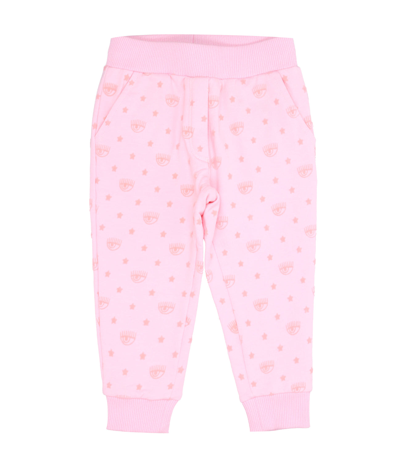 Pantalone Sportivo Logomania Rosa