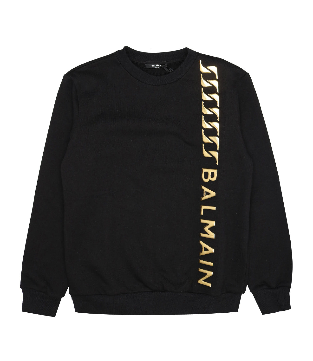 Balmain | Felpa Nera e Oro
