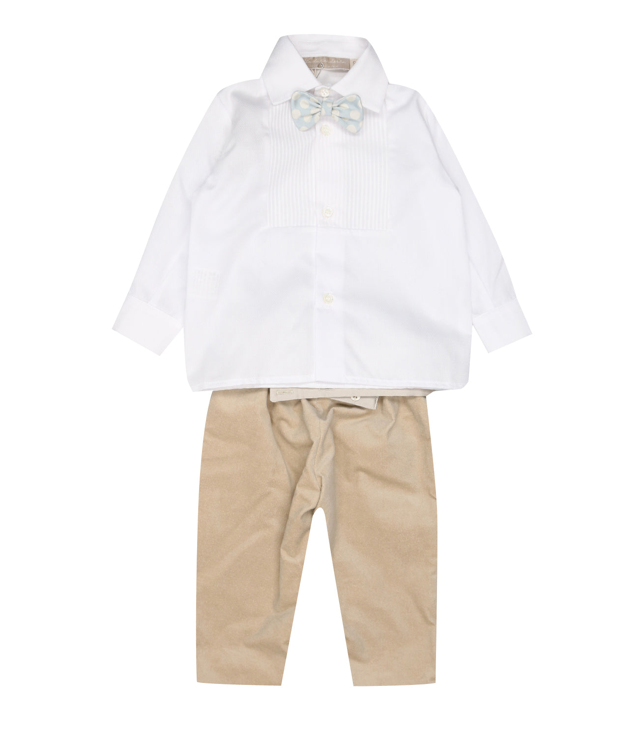 La Stupenderia | Set Camicia+Pantalone Bianco e Beige