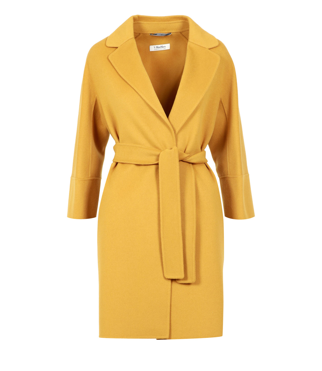 S Max Mara | Cappotto Arona Giallo Senape
