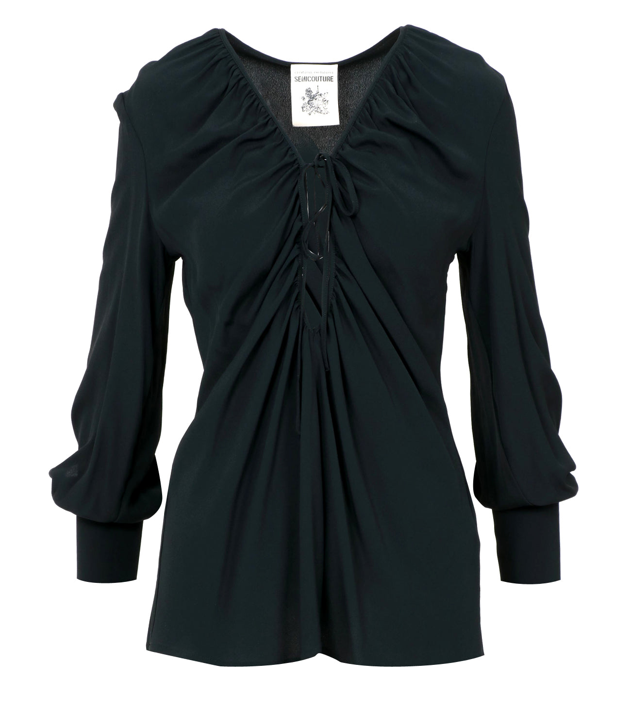 Semicouture | Blusa Melba Nera