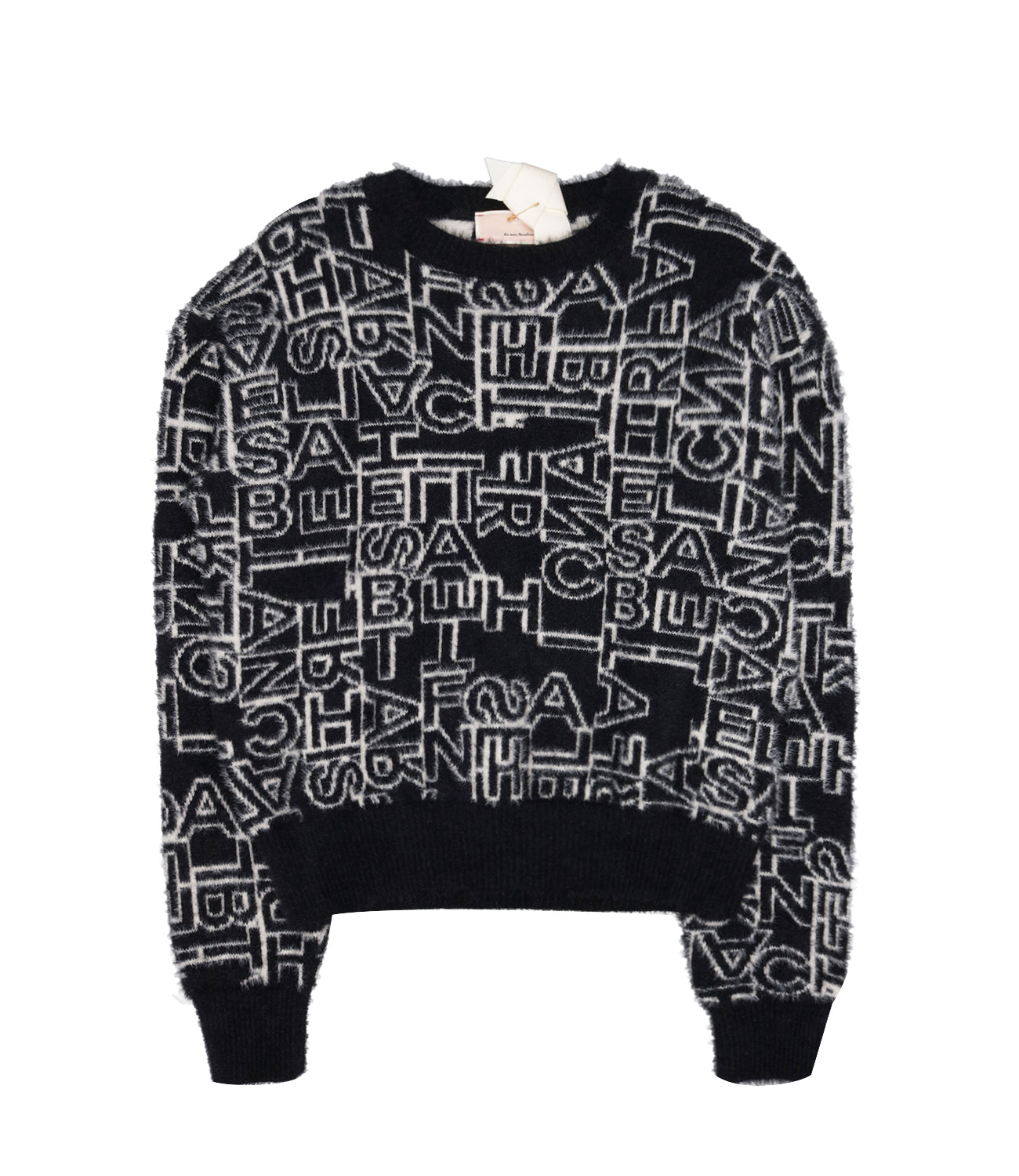 Elisabetta Franchi La Mia Bambina | Maglia Nero e Burro