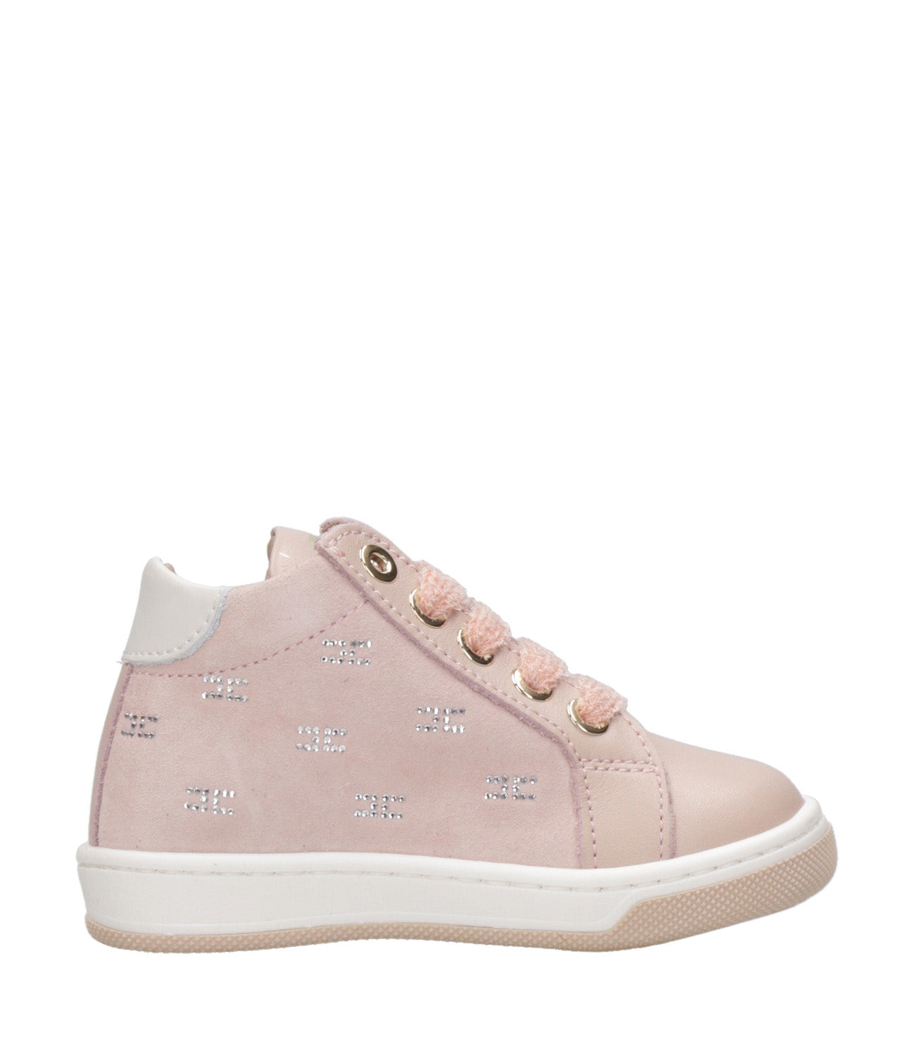 Elisabetta Franchi La Mia Bambina | Sneakers Rosa e Avorio