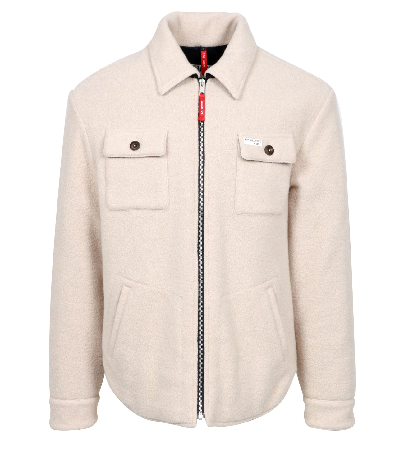 Fay | Giacca Archive Bianco lana