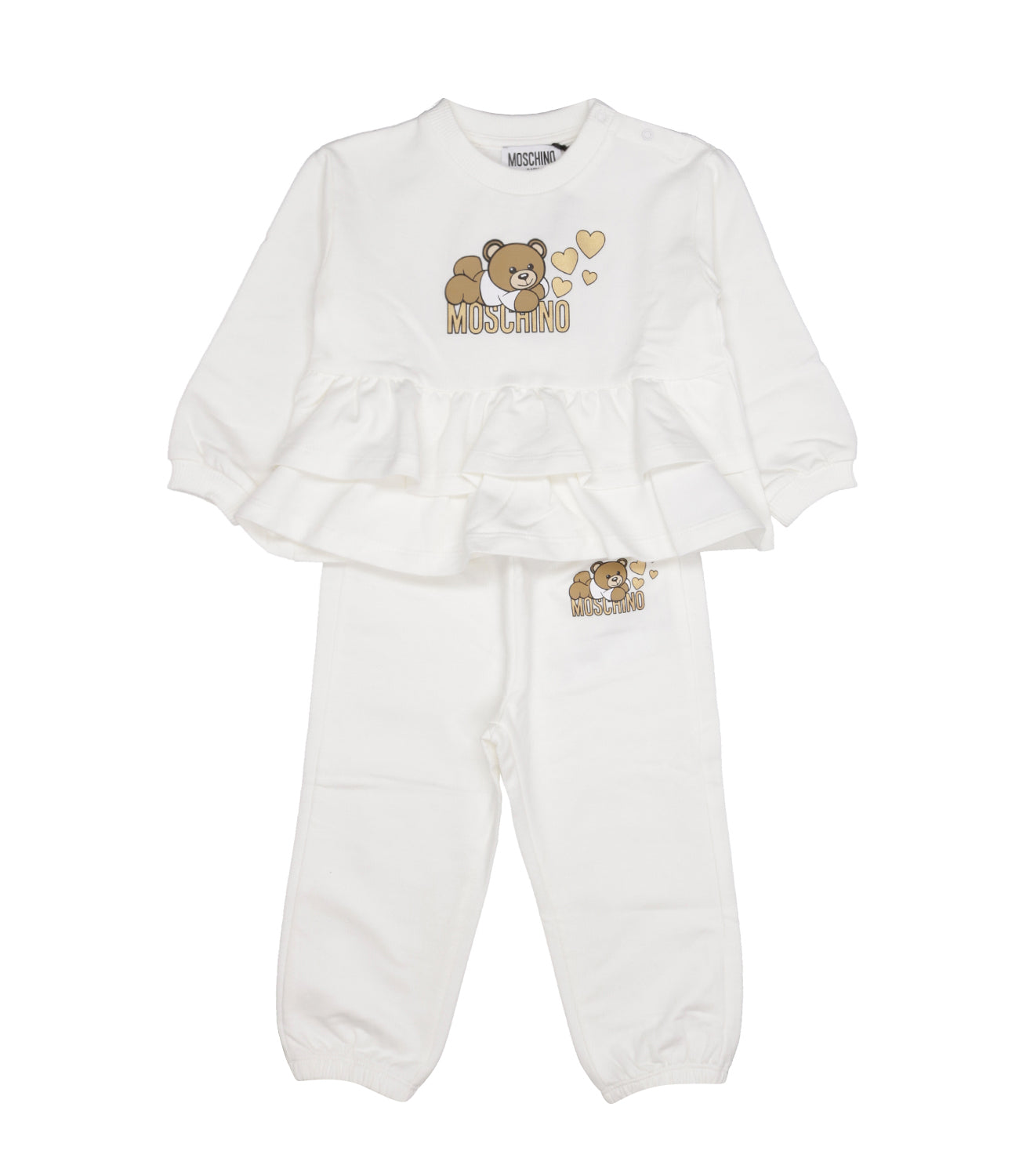 Moschino Baby | Set Maglia e Pantalone Bianco