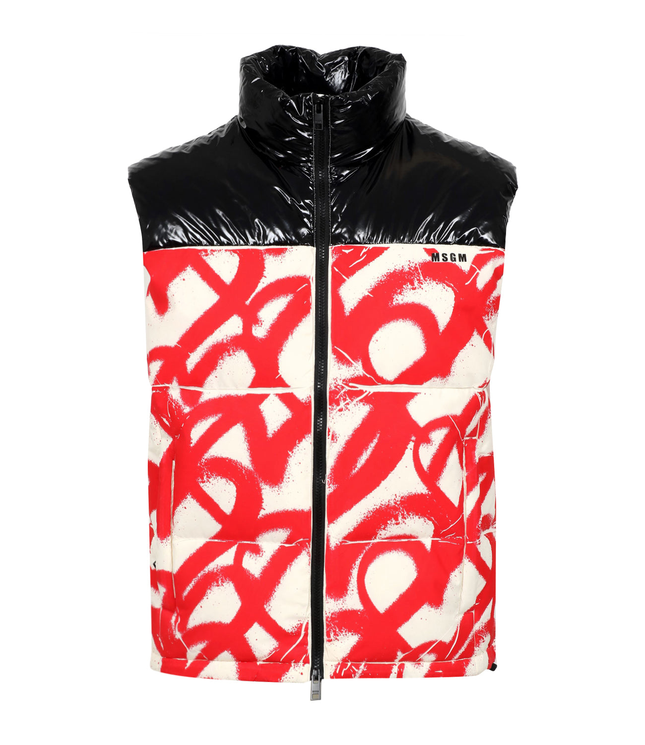 MSGM | Smanicato Bianco Nero e Rosso