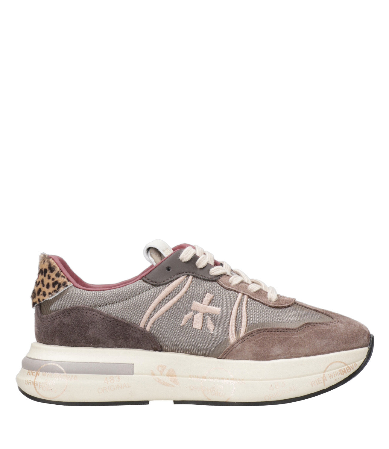 Premiata | Sneakers Cassie 7003 Tabacco e Grigio scuro