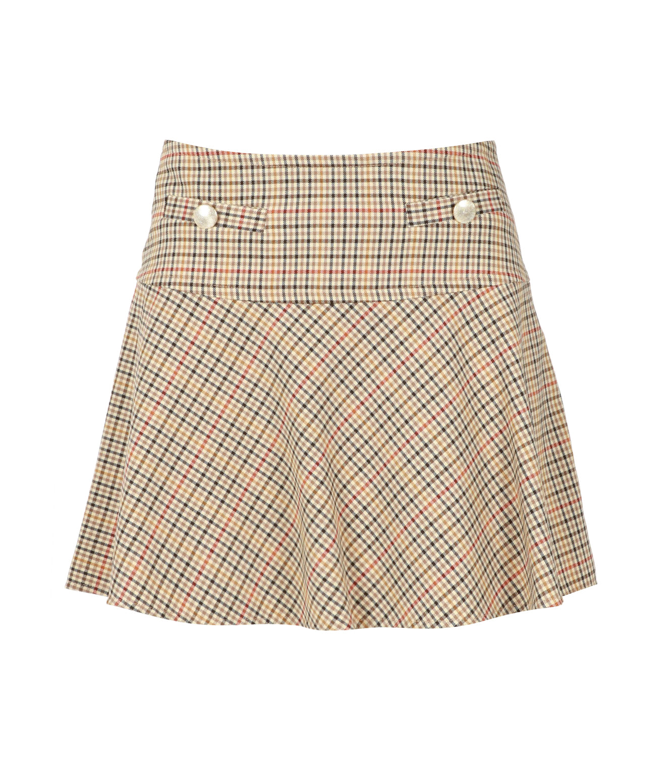 Semicouture | Gonna Annabella Panna e Sabbia