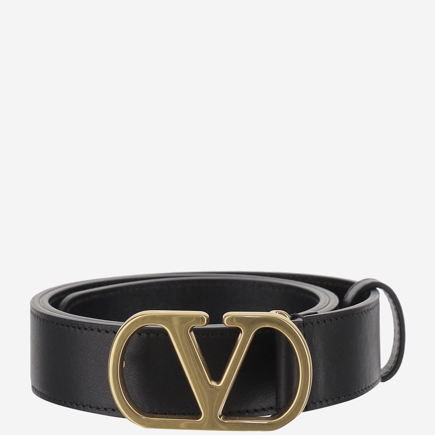 CINTURA VLOGO SIGNATURE IN PELLE