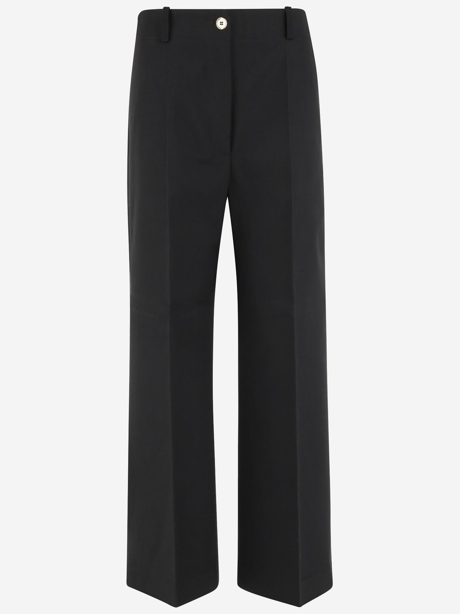 PANTALONI ICONIC IN COTONE