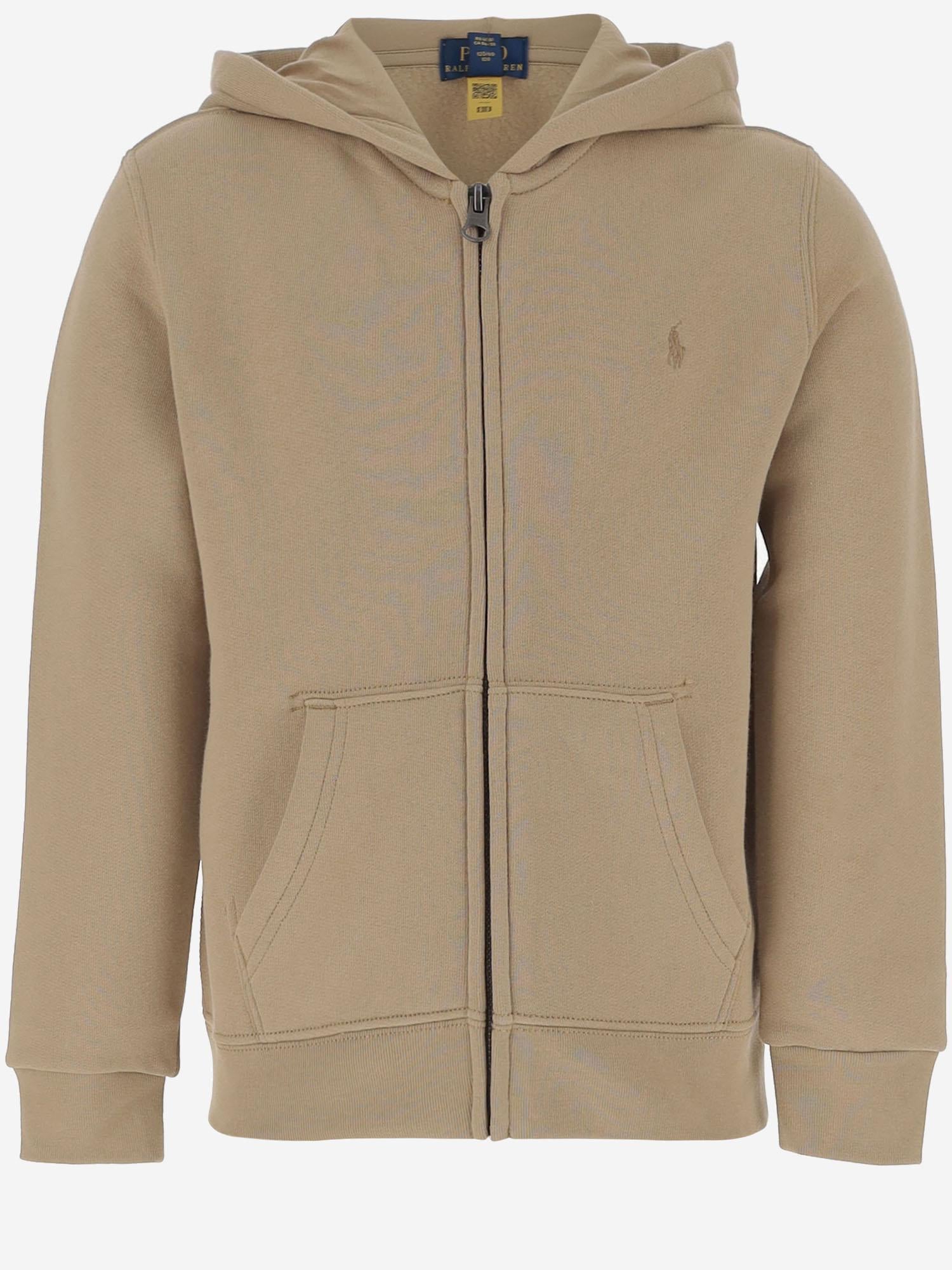 FELPA IN MISTO COTONE CON LOGO