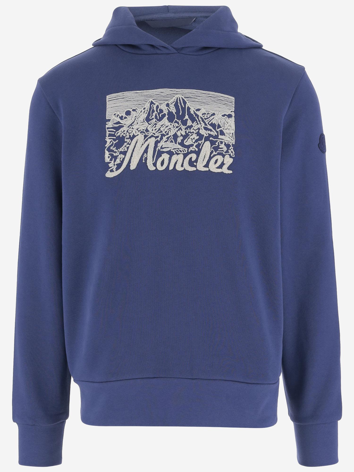 FELPA IN COTONE CON CAPPUCCIO