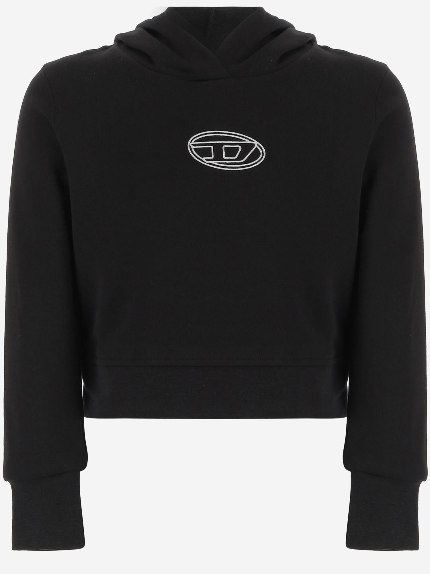 FELPA IN COTONE CON LOGO