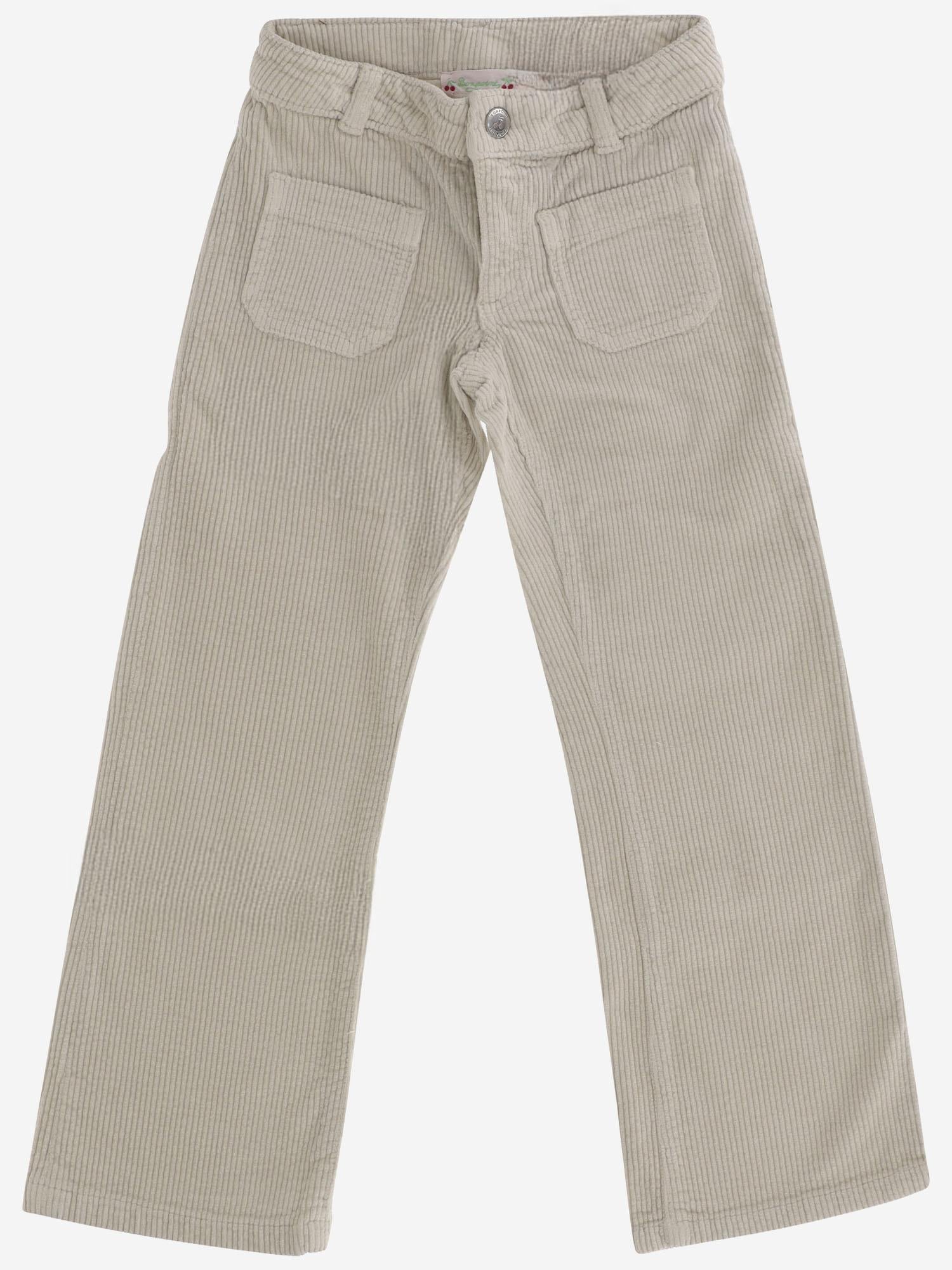 PANTALONI IN VELLUTO DI COTONE STRETCH