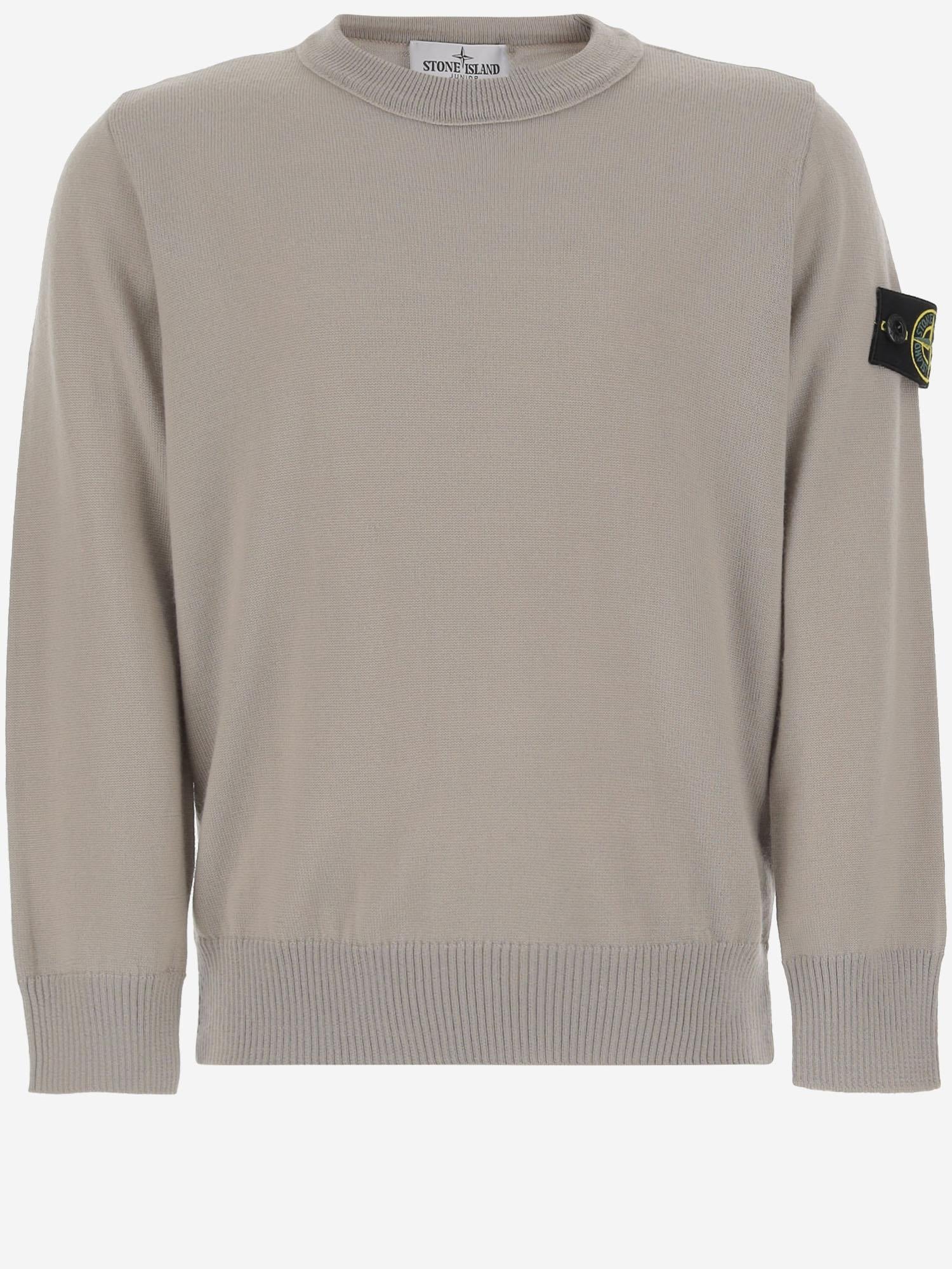 MAGLIONE IN LANA CON LOGO