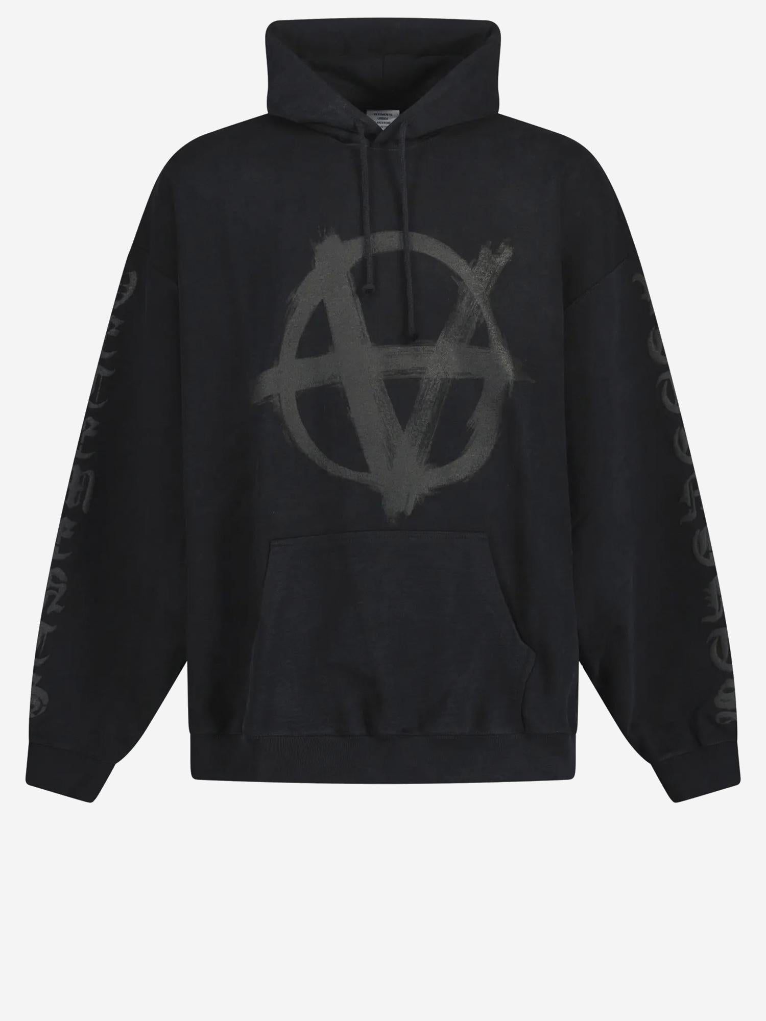 FELPA IN COTONE CON STAMPA