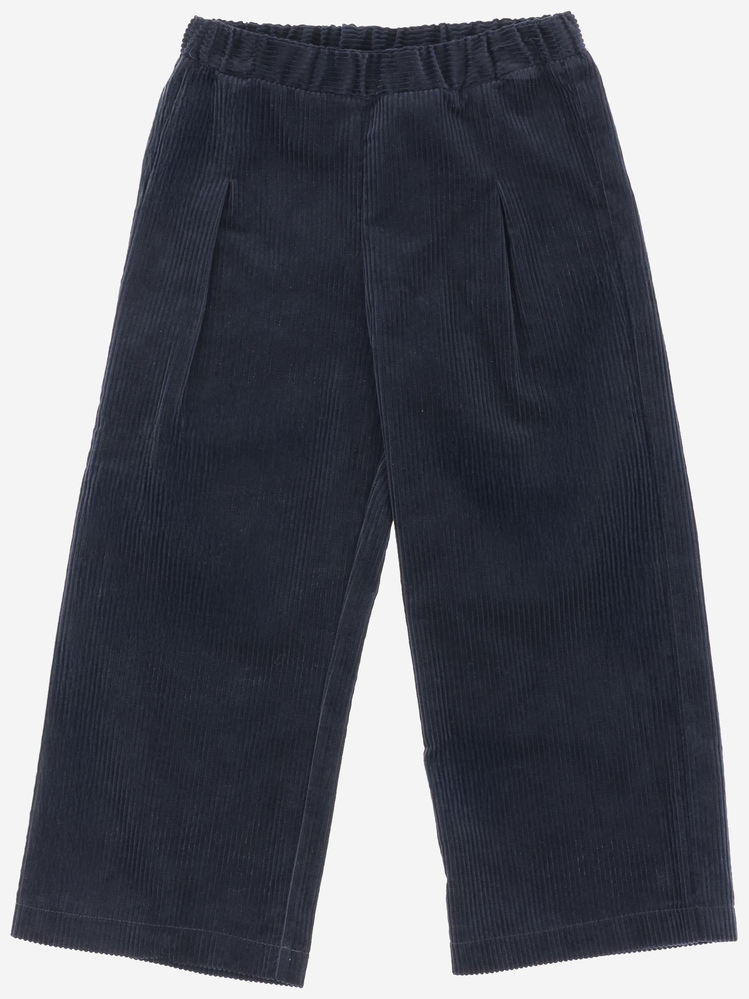 PANTALONI IN VELLUTO A COSTE