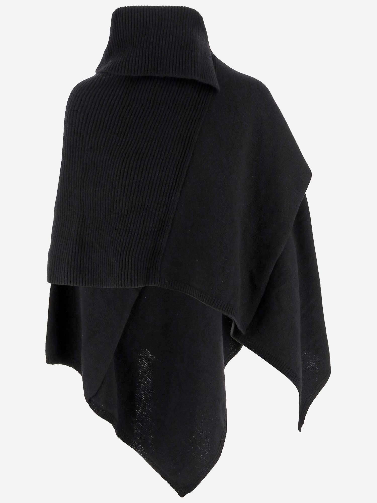 PONCHO IN LANA E CASHMERE