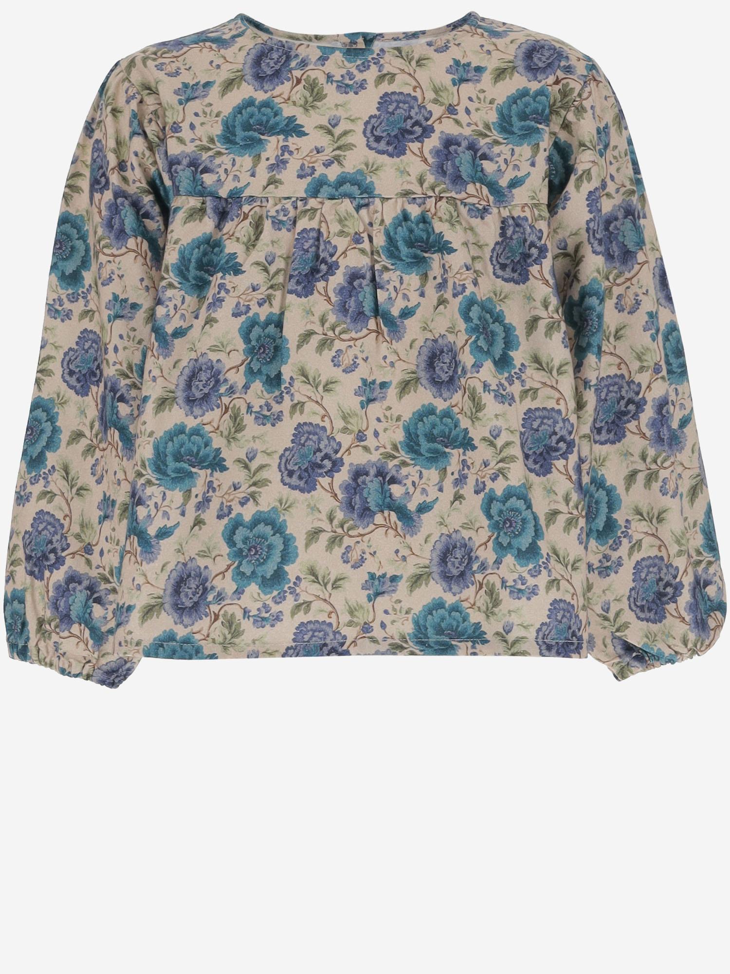 ABITO IN COTONE CON MOTIVO FLOREALE