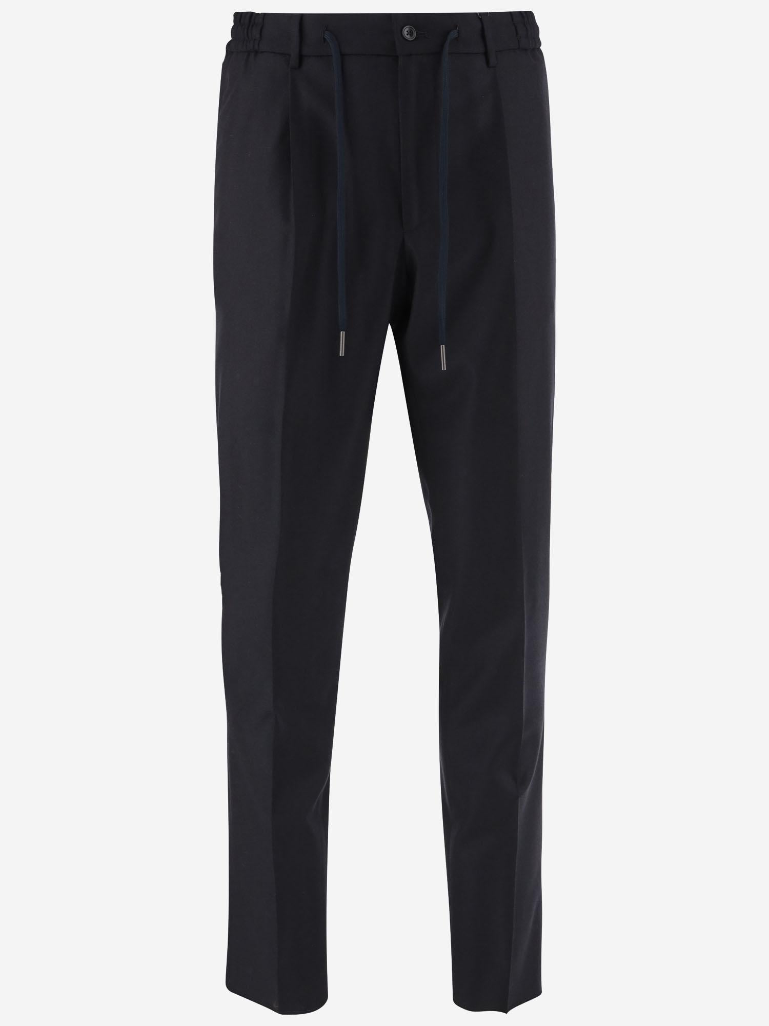 Pantaloni in lana stretch