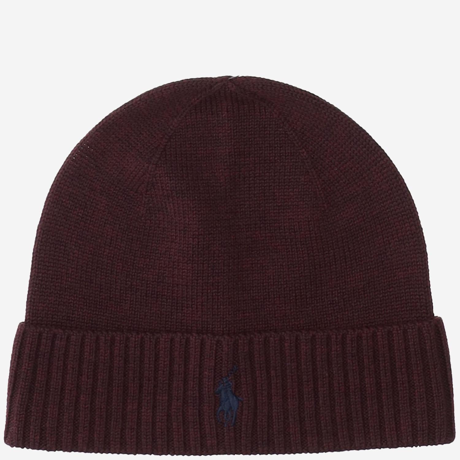 BEANIE IN LANA CON LOGO