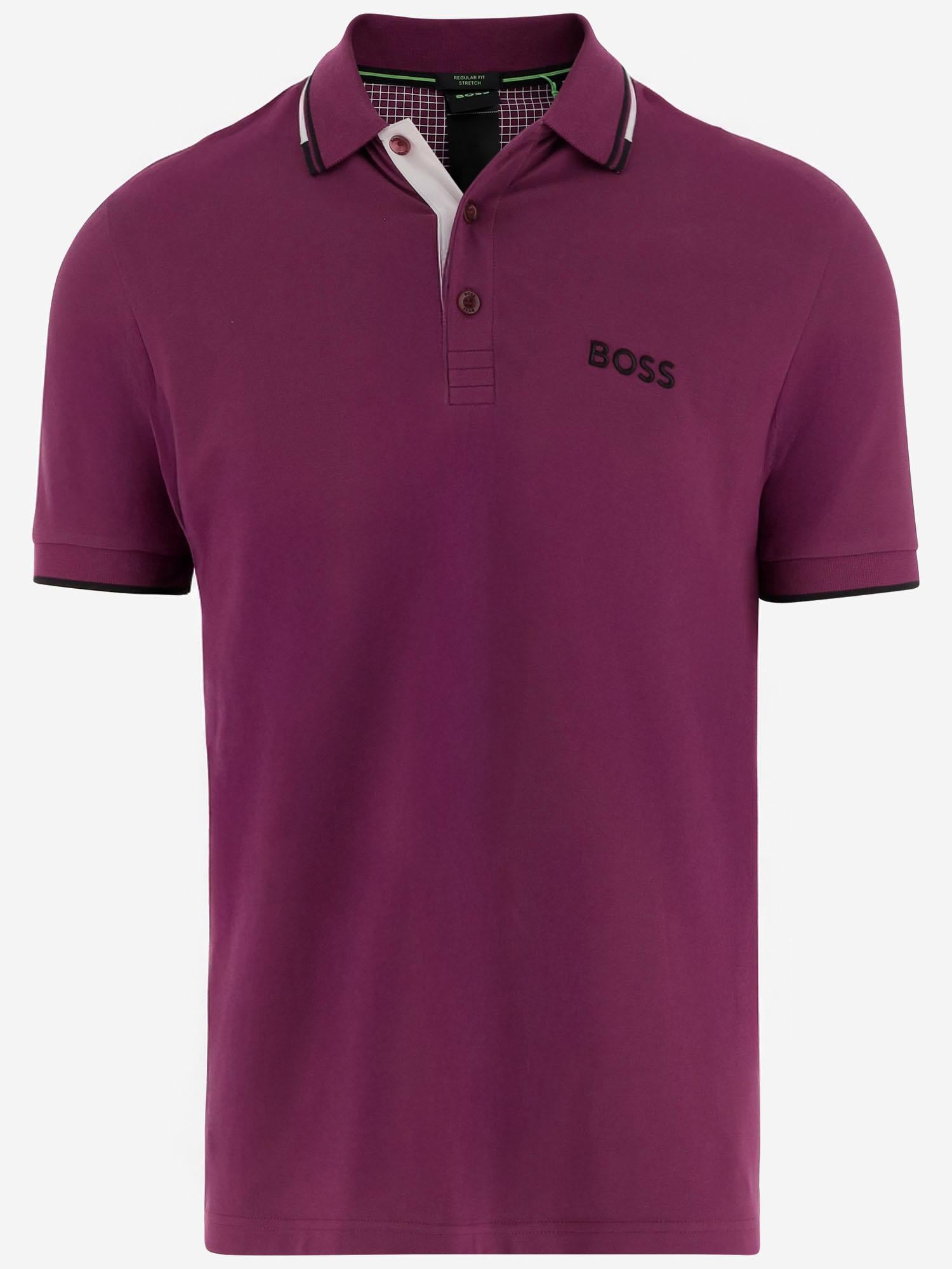 POLO IN MISTO COTONE STRETCH CON LOGO