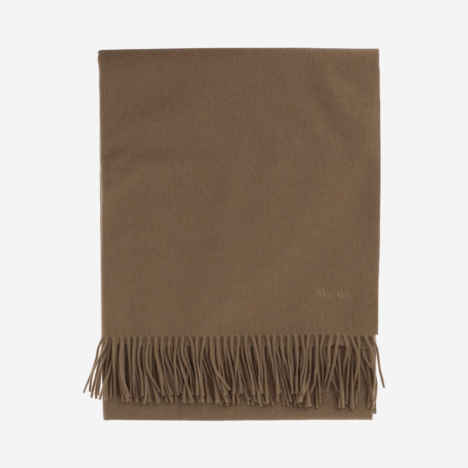 SCIARPA IN CASHMERE CON LOGO