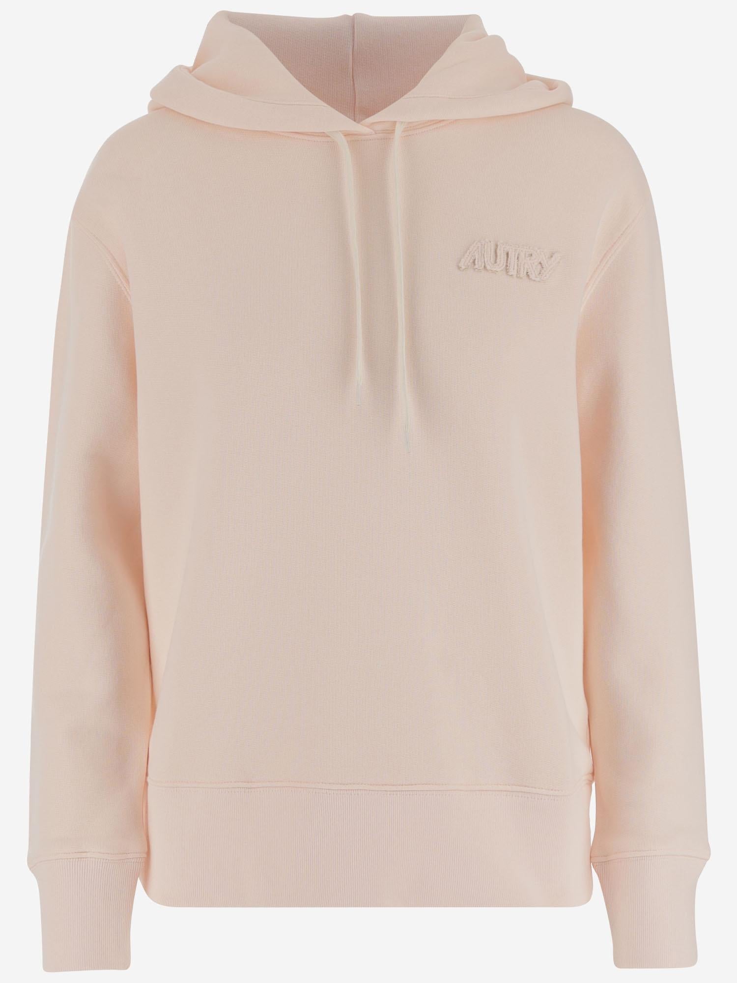 FELPA IN COTONE CON CAPPUCCIO