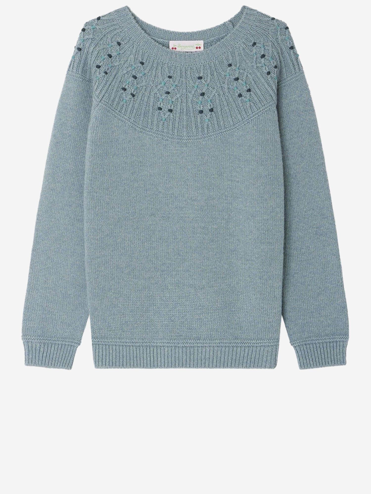 MAGLIONE GENIÈVRE IN MISTO VISCOSA