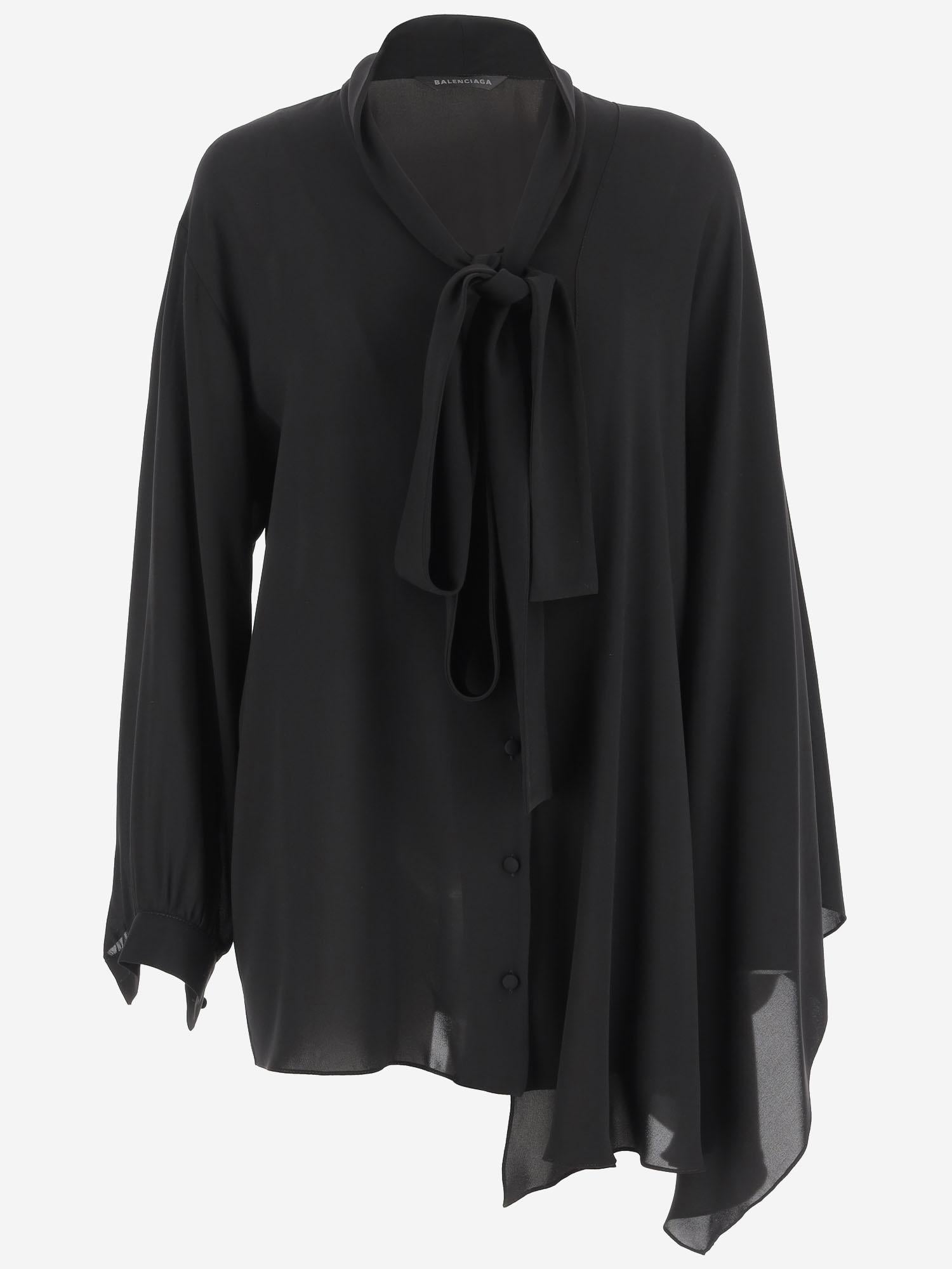BLUSA IN GEORGETTE DI SETA
