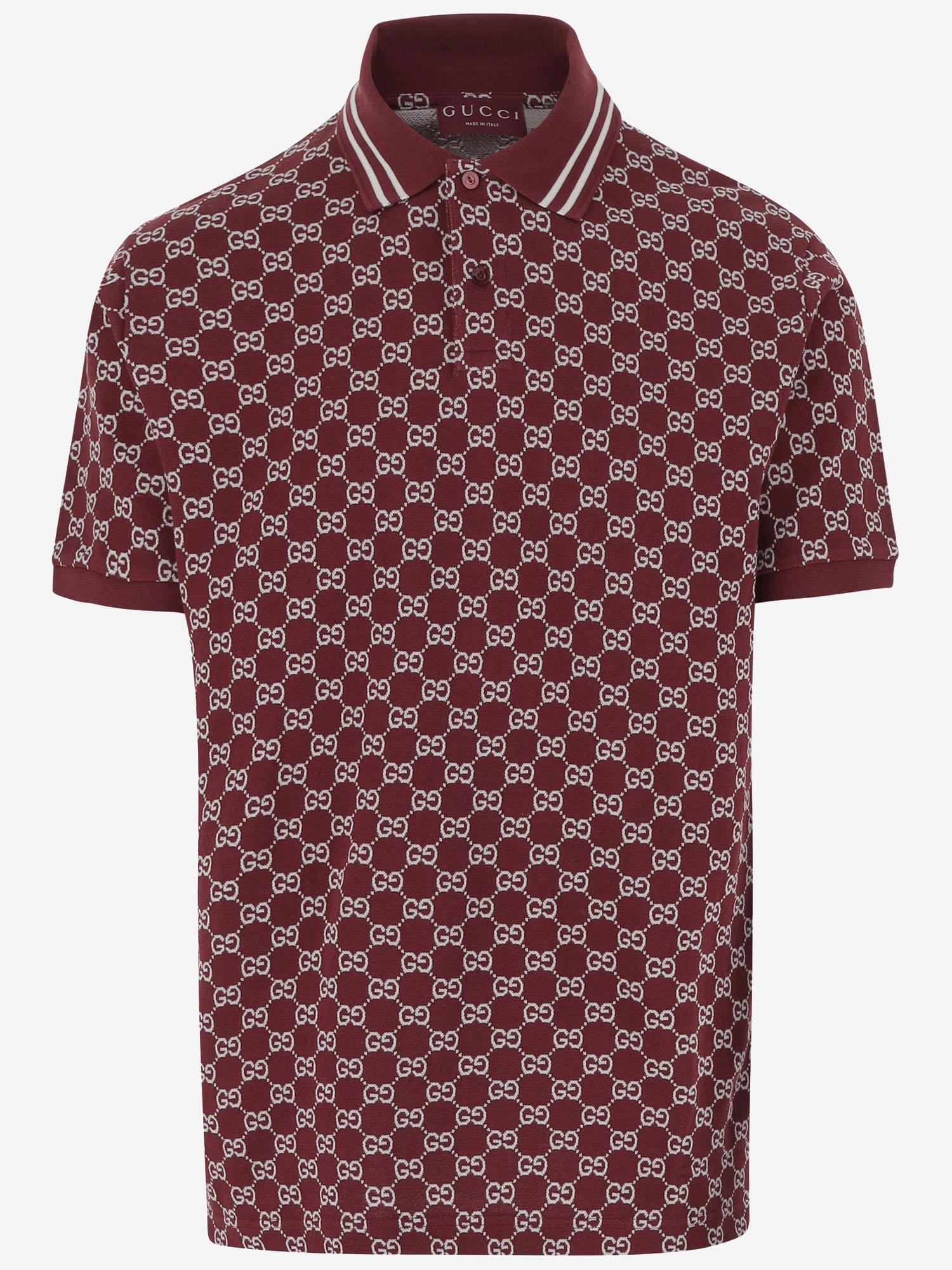 Polo in piquet di cotone GG