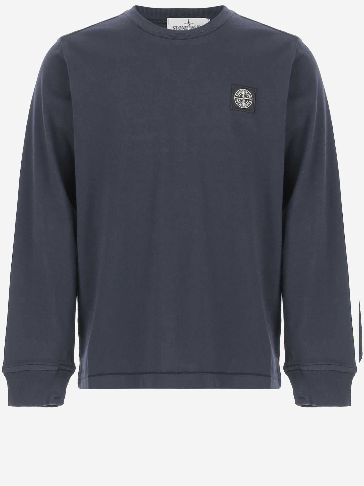 FELPA IN COTONE CON LOGO