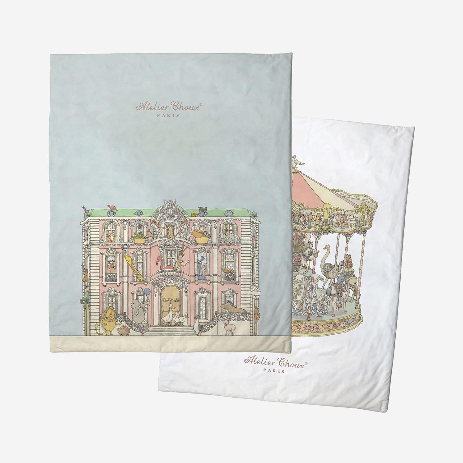 COPERTA REVERSIBILE IN COTONE