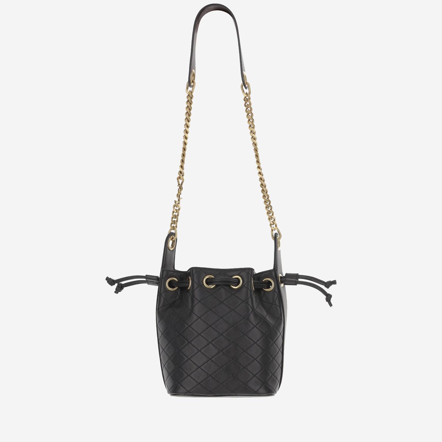 Borsa a secchiello CASSANDRE in pelle di agnello