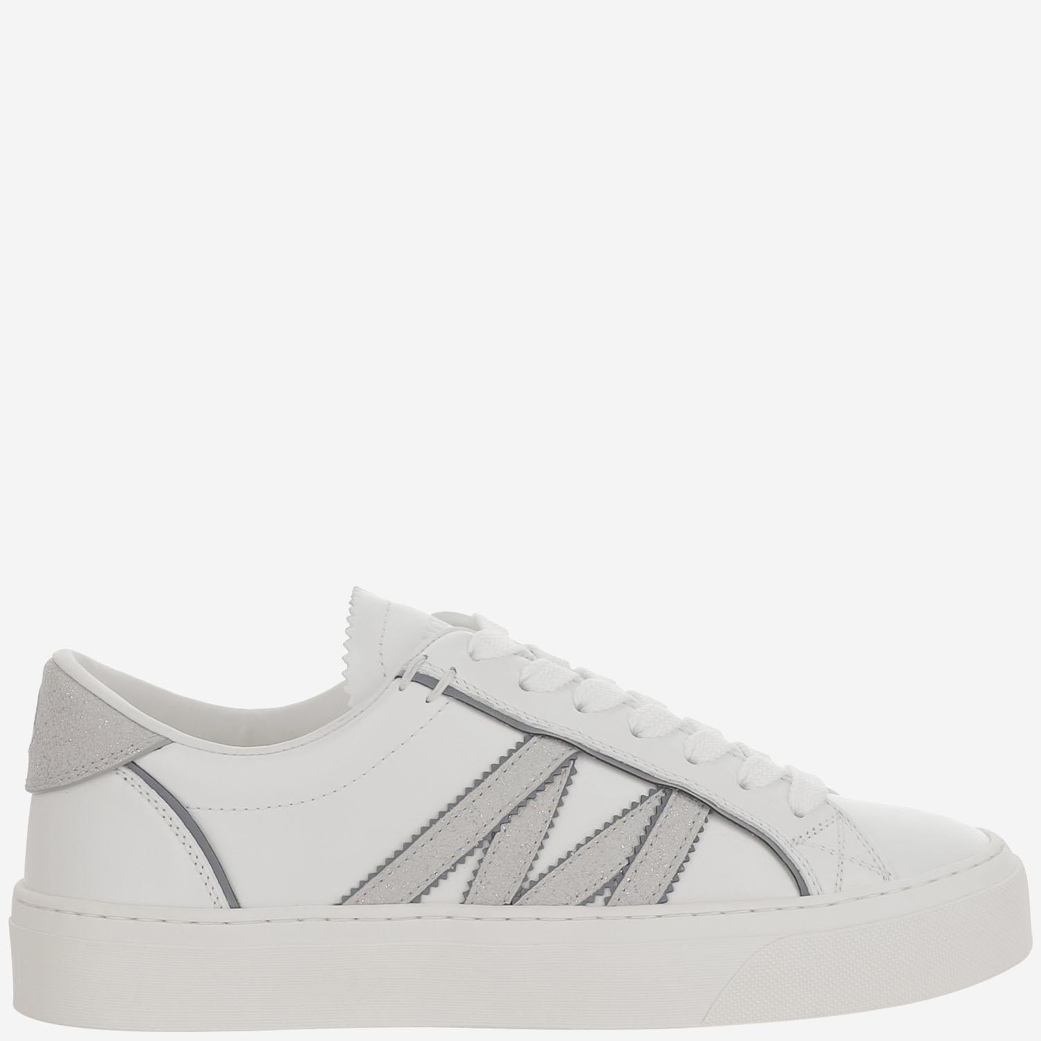 Sneakers Monaco2 in pelle e glitter