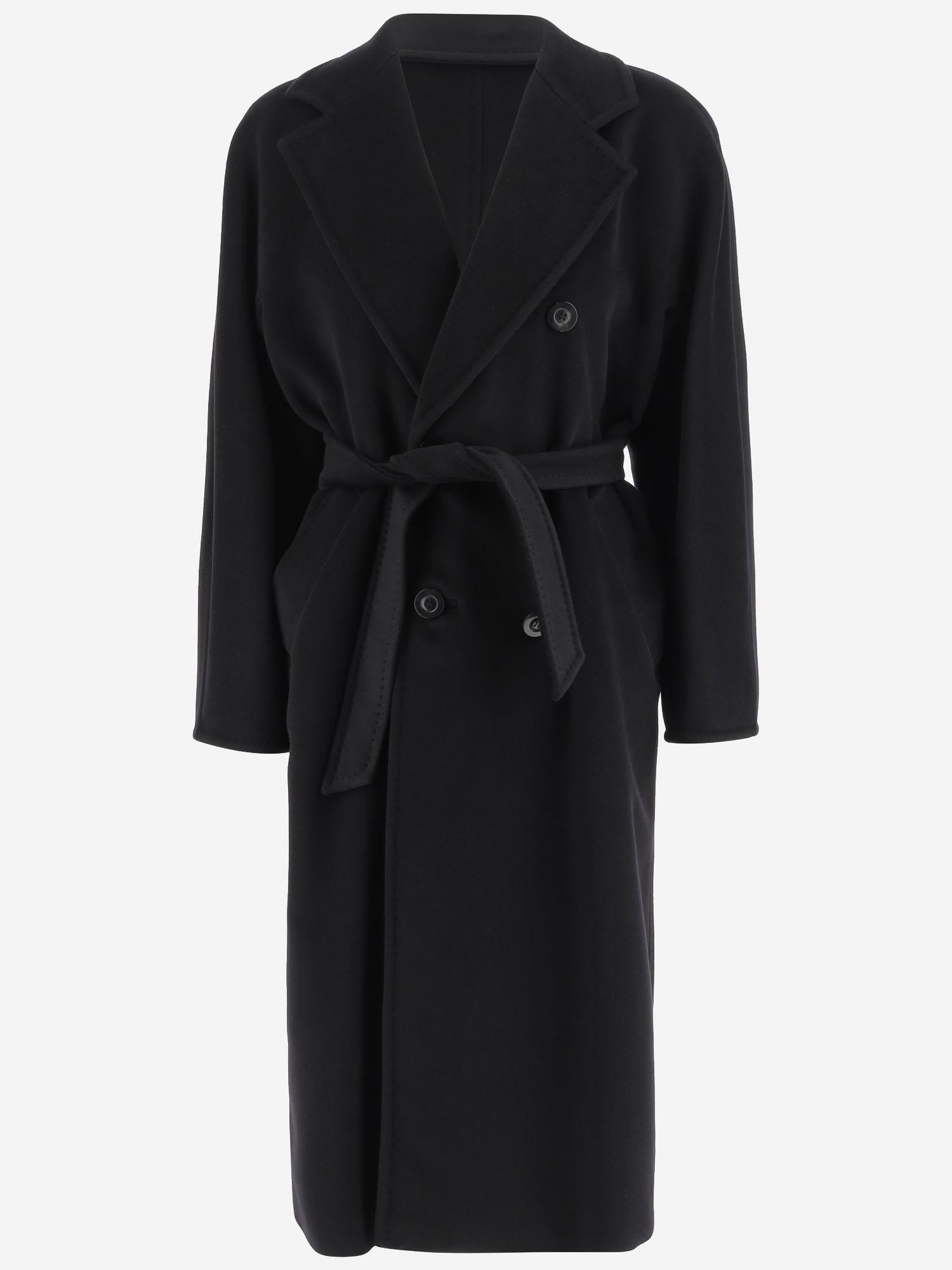 CAPPOTTO LUNGO DOPPIOPETTO IN LANA E CASHMERE