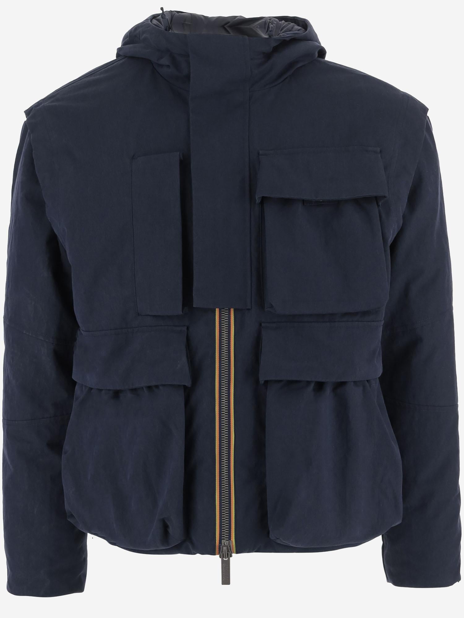 GIUBBOTTO IN MISTO COTONE CON MULTITASCHE