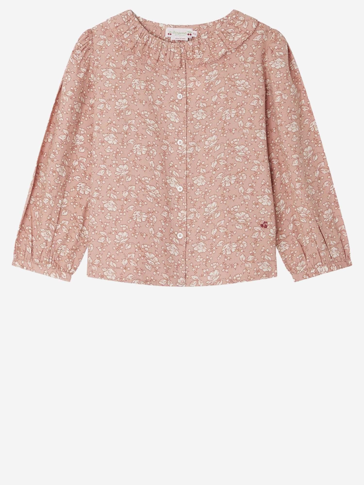 CAMICETTA JAMIE IN COTONE CON MOTIVO FLOREALE