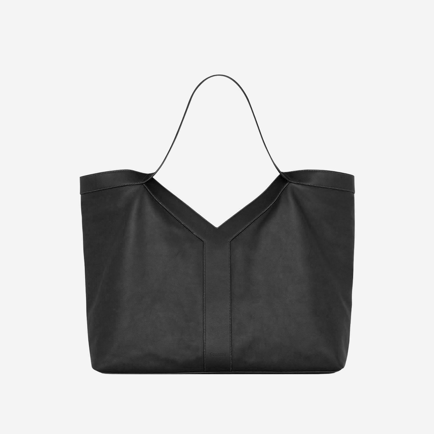 BORSA TOTE Y GRANDE IN PELLE