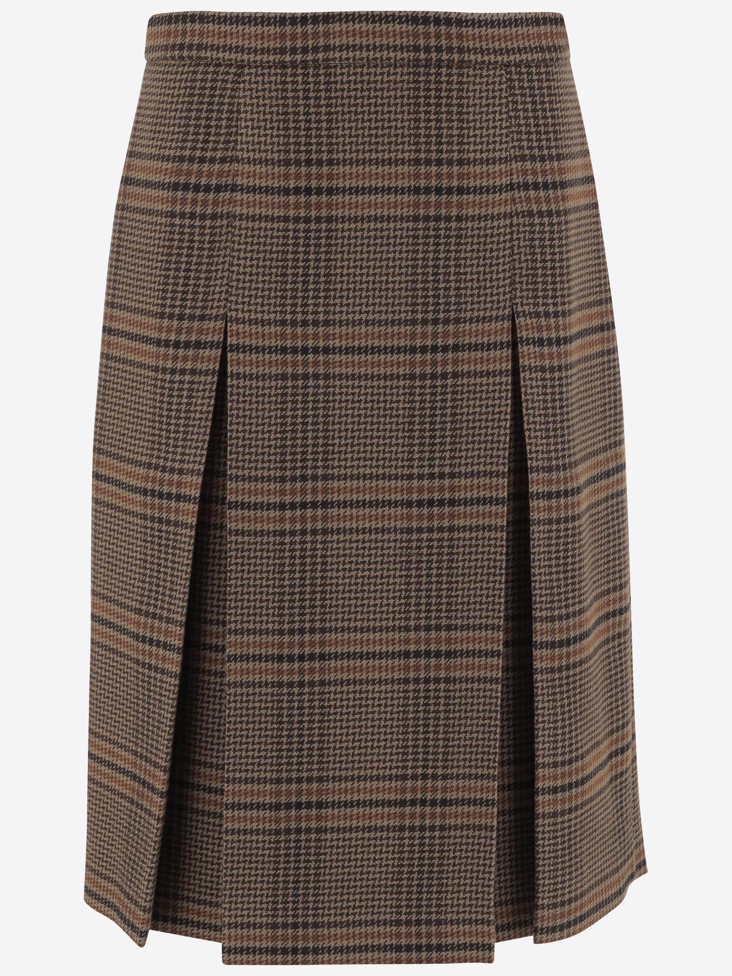 GONNA MIDI IN LANA PRINCIPE DI GALLES