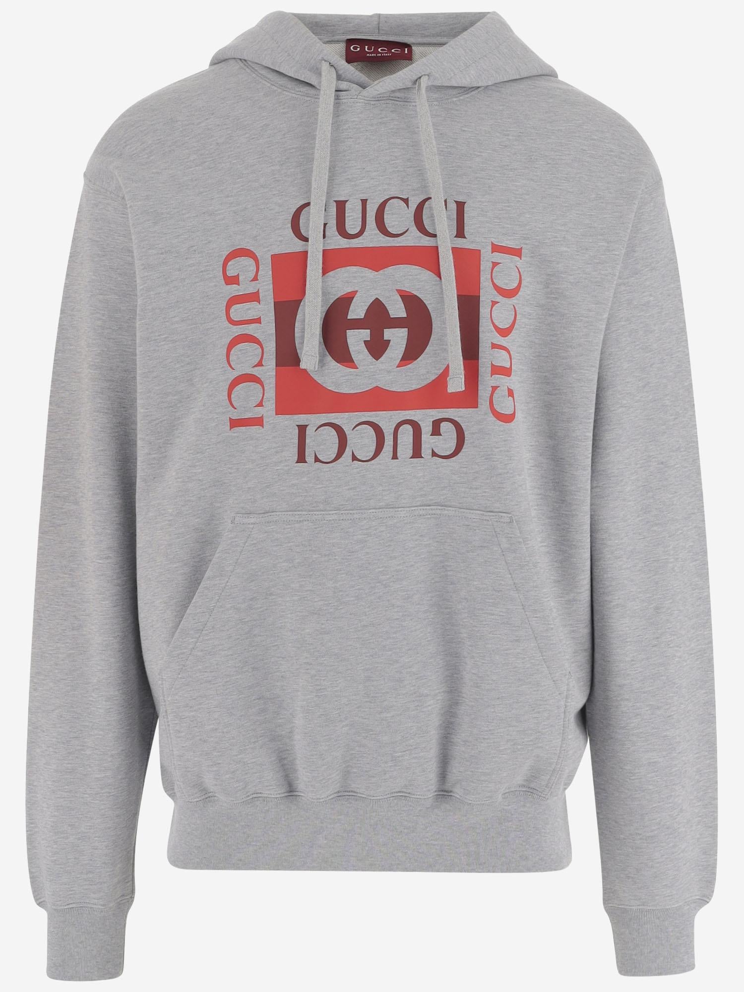 Felpa in jersey di cotone stampato