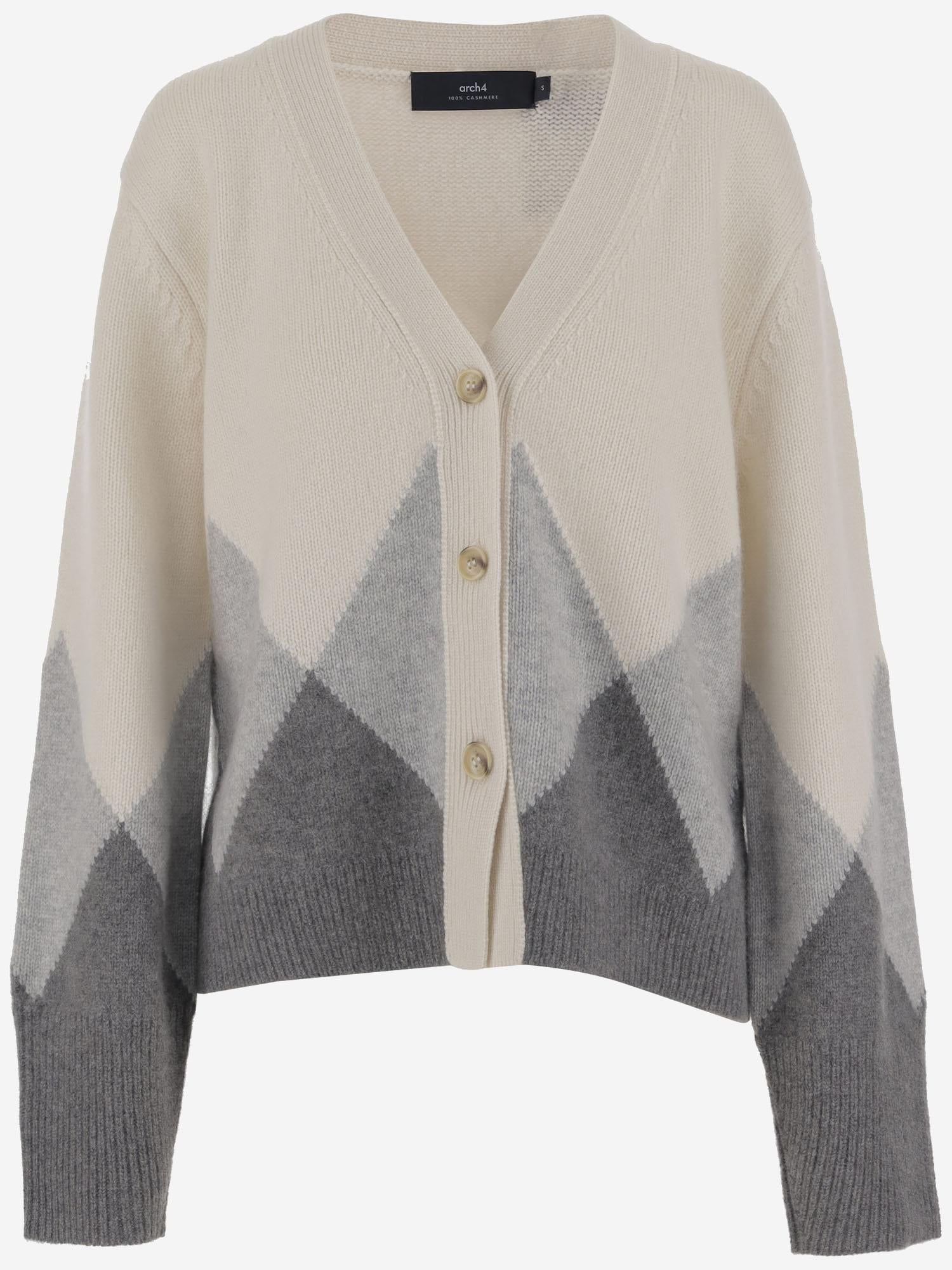CARDIGAN IN CASHMERE CON SFUMATURE