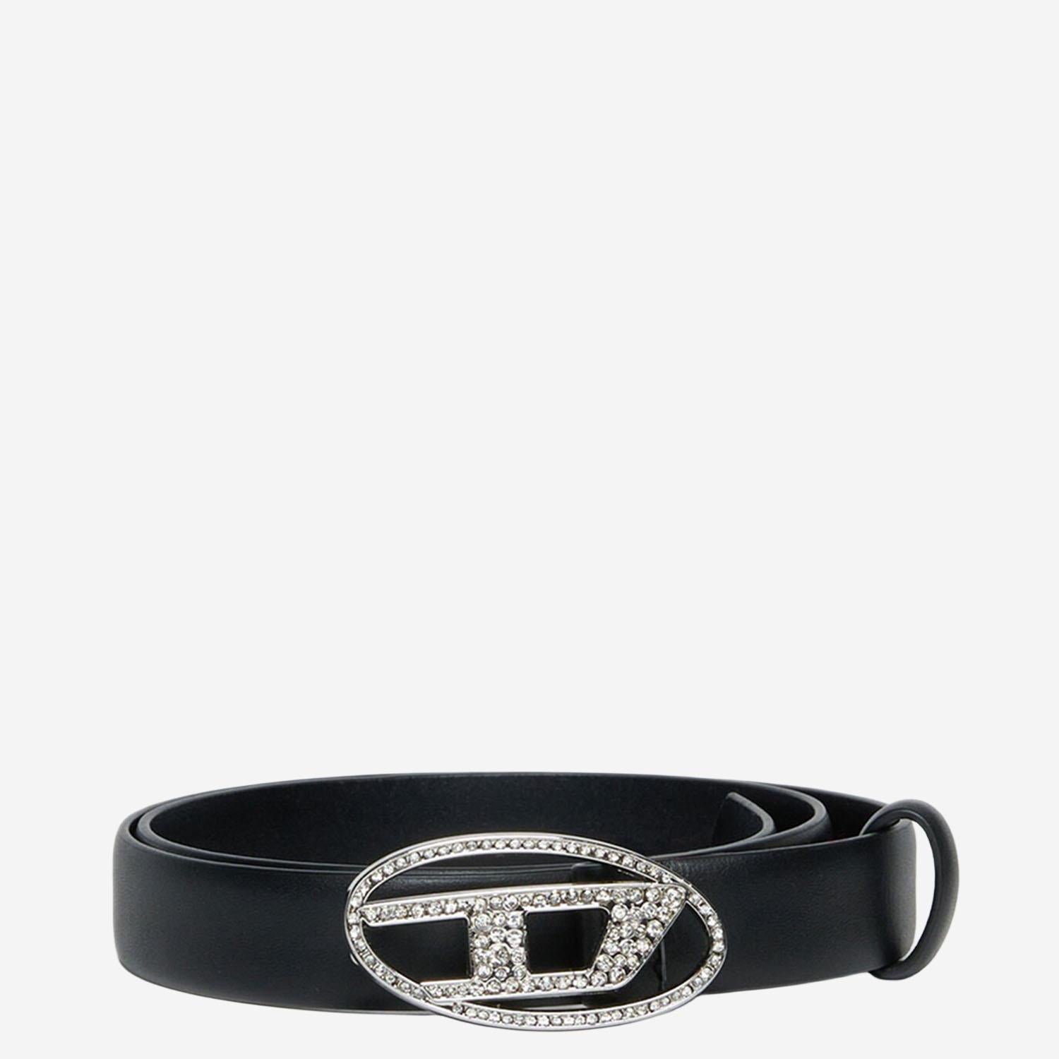 CINTURA B1DRCRYSTAL IN PELLE